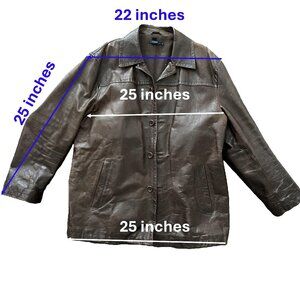 Vintage J. Crew Men's Leather Jacket_XL